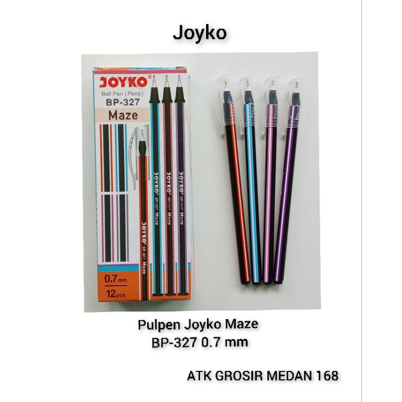 

Pulpen Joyko BP-327 Maze 0.7 mm / lusin ( 12 pcs )