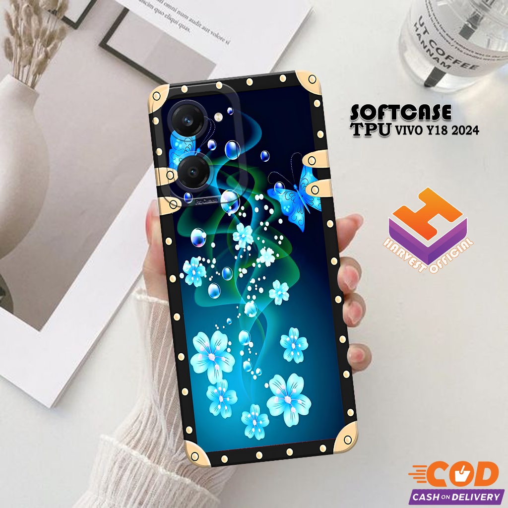 Case Hp VIVO Y18 2024 - Soft Pro Camera - Softcase VIVO Y18 2024 - Casing VIVO Y18 2024 - Kesing VIV