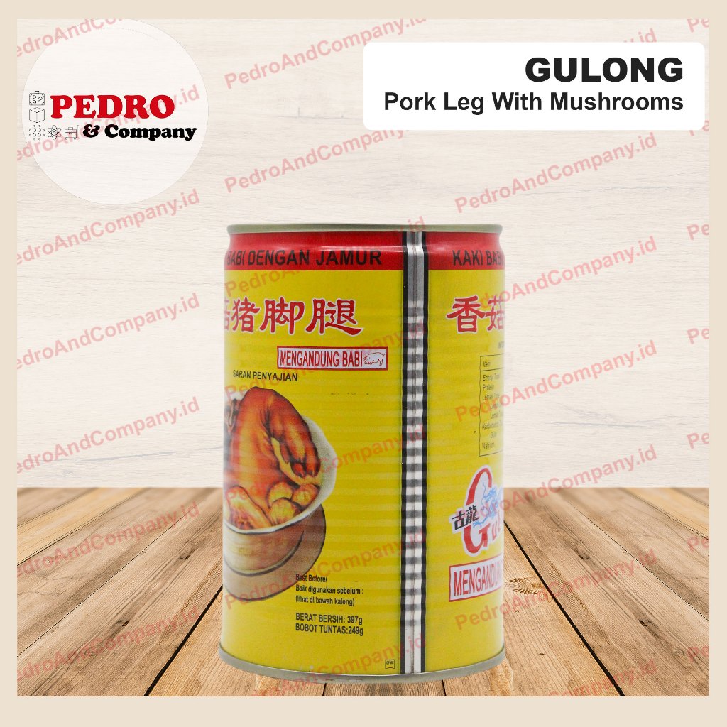 

GuLong - Pork leg with mushroom/ kaki babi dgn jamur/ cu kiok (397 gr)