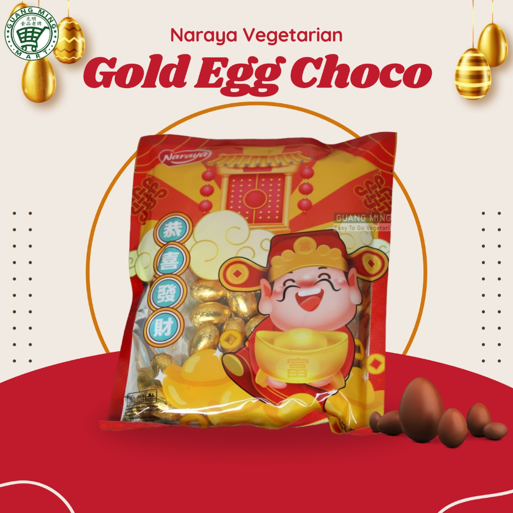 

Naraya Gold Egg Choco 200gr / Permen Coklat