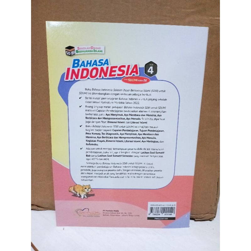 IK6 Baru/BUKU KELAS 4 SDBI PENERBIT PUSTAKA MULIA/ IPAS Bahasa Indonesia Matematika