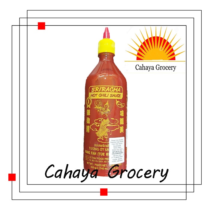 

Nang Fah Sriracha Hot Chili Sauce Thailand 740ml x 12 Btl (KHUSUS KURIR REGULER)