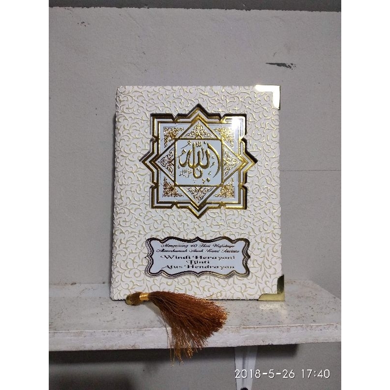 

Grosir buku yasin & tahlil 160 halaman bahan timbul + foil nama