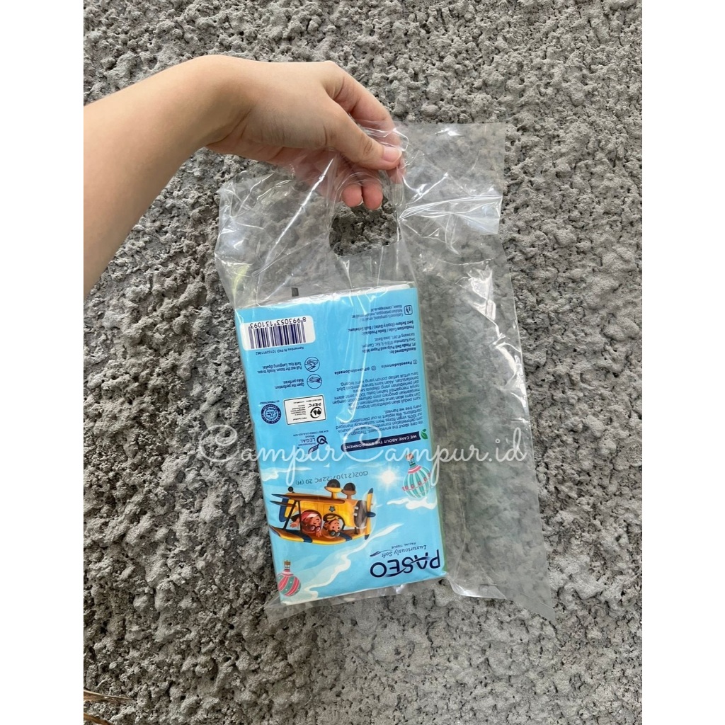Kresek HD plong Bening 20x30 1 pack isi 50 pcs Tas Kresek Plastik bening
