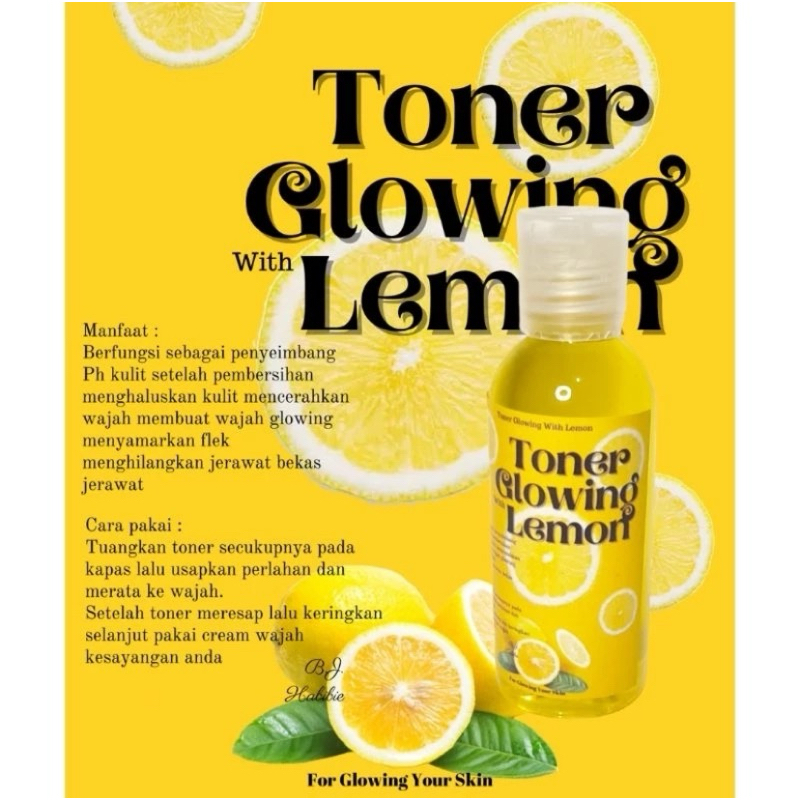 TONER GLOWING LEMON