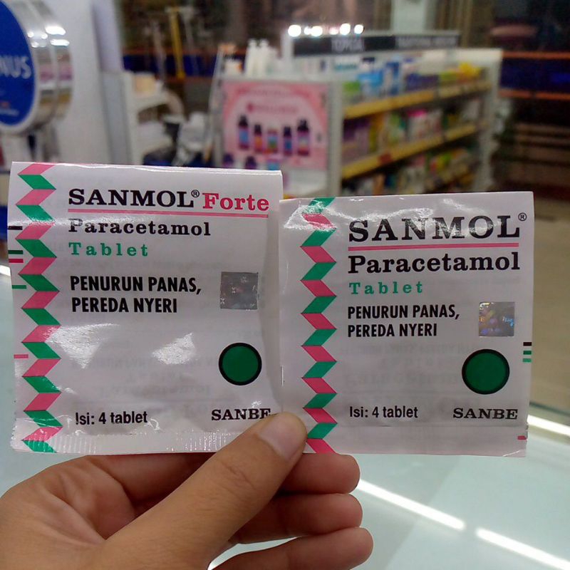 sanmol 500mg/sanmol forte 650mg