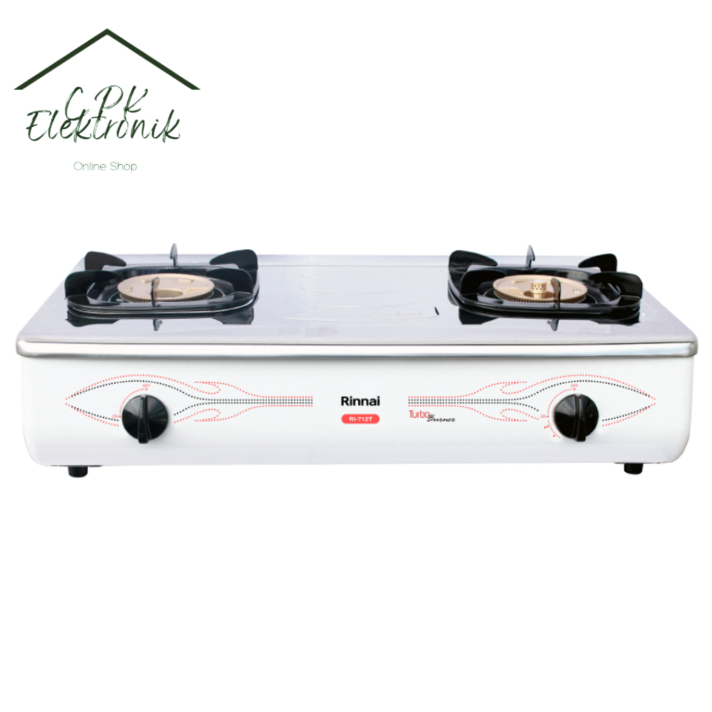 Kompor Rinnai 2 Tungku RI 712T Api Turbo