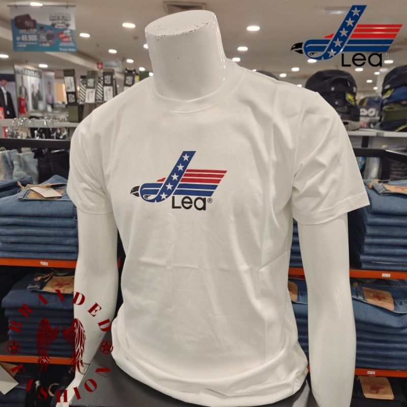 LEA JEANS KAOS TSHIRT LENGAN PENDEK 231.02.GB.00 BROKEN WHITE
