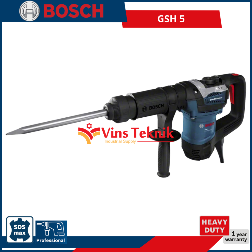 Mesin Bobok Beton Jack Hammer Demolition Hammer SDS Max Bosch GSH 5 GSH5