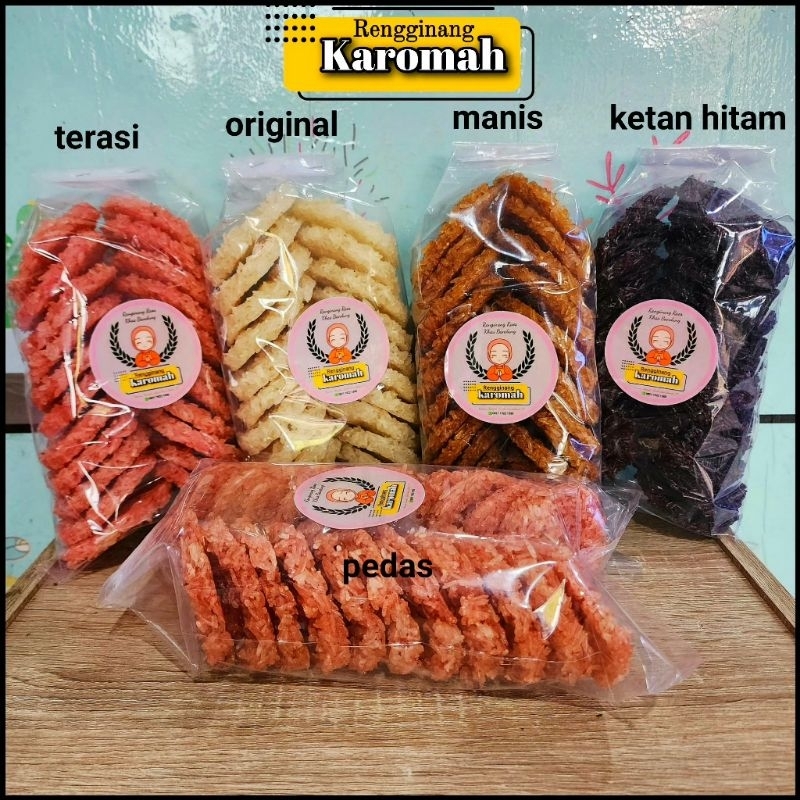 

RENGGINANG MENTAH 500GRAM RASA ORIGINAL BAWANG TERASI KETAN HITAM MANIS GULA AREN 500 GRAM MIX DUA RASA 30PCS RANGINANG KHAS BANDUNG MERK KAROMAH MEKAR ENAK GURIH DAN GURIH RANGGINANG RENGINANG 500GR RAGINANG ASLI CIKONENG CIPARAY MAJALAYA