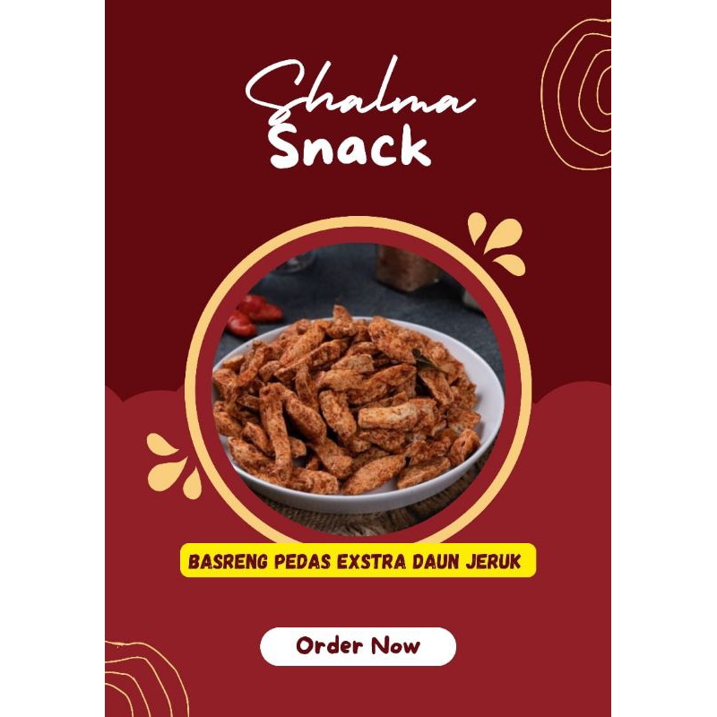 

basreng exstra pedas daun jeruk kemasan 1kg rasa gurih lezat mantap murah meriah merakyat