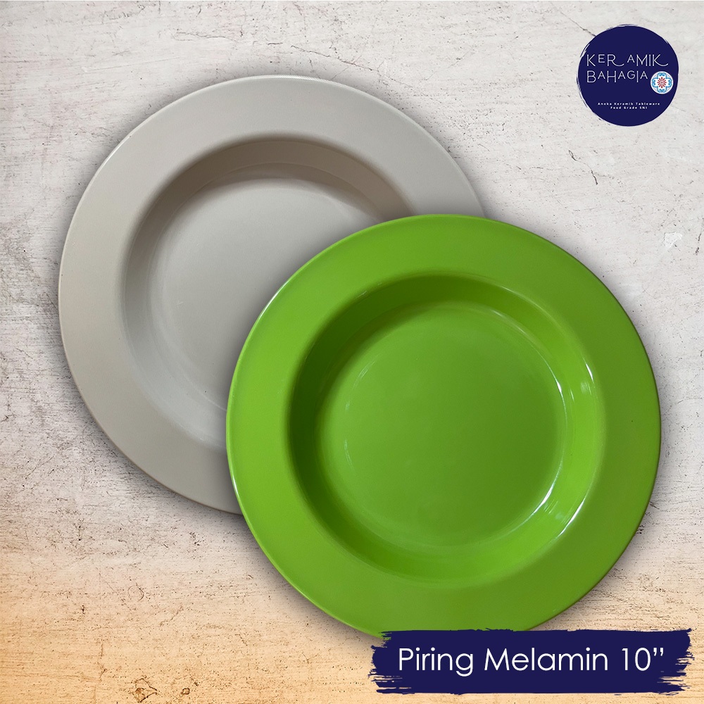 Piring Melamin Singa Singi Bulat 10 Inch Piring Makan P510