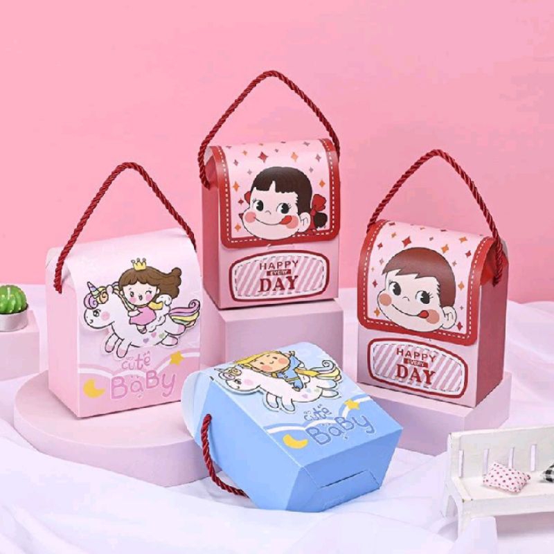 

PAPER BAG GOODIE BAG TAS KADO HADIAH PESTA ULANG TAHUN ANAK MOTIF CUTE BOY GIRL