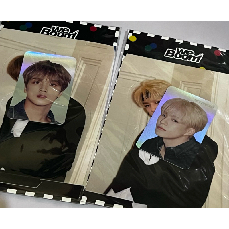 ( SEALED ) PHOTOCARD HOLOGRAM SET WE BOOM JENO HAECHAN NCT DREAM SM ENTERTAINMENT KWANGYA JAKARTA