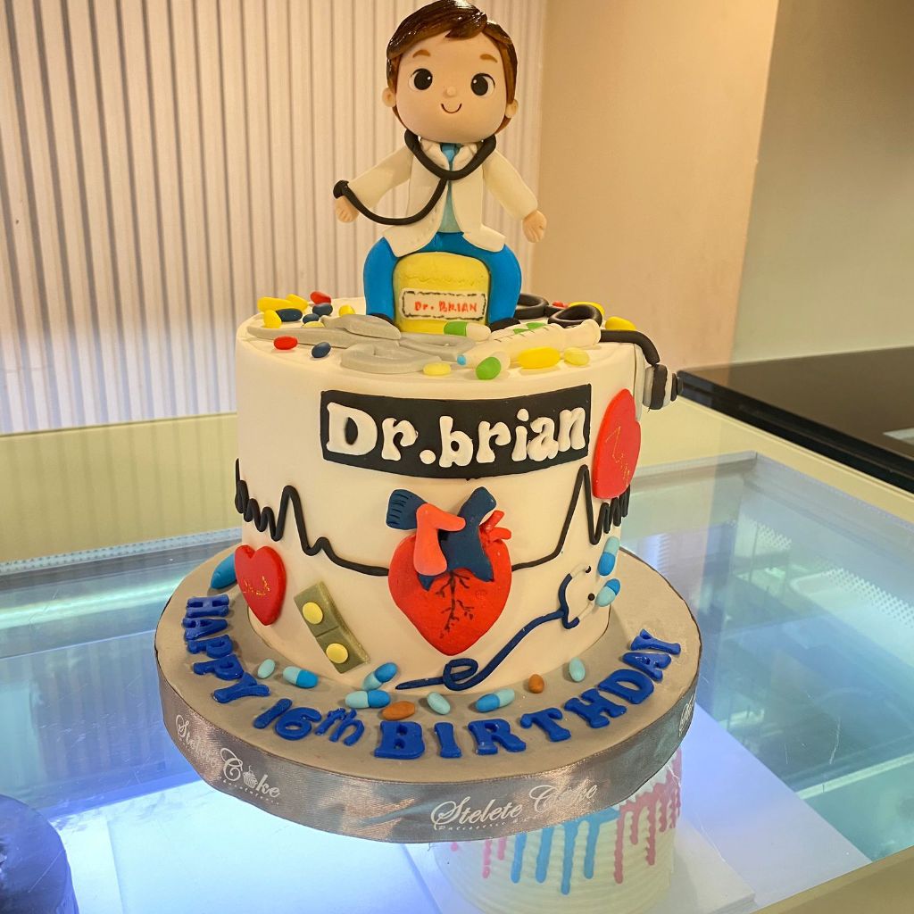 

Birthday Cake Doctor / Custom Cake Theme Hospital / Kue Ultah Murah / Kue Ulang Tahun Jakarta