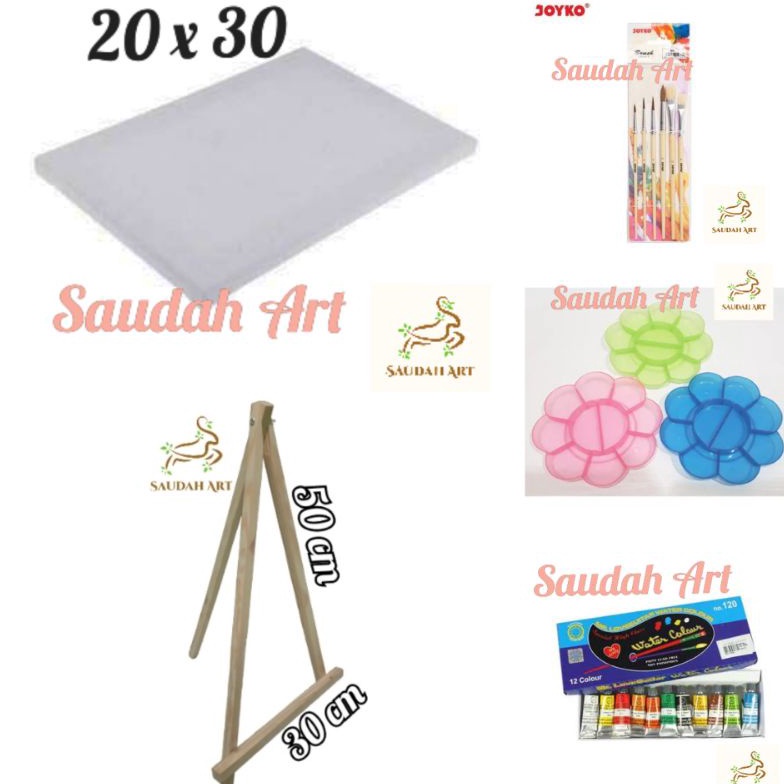 

DISKON Paket Lukis Lengkap kanvas 2x3kuaspaletcat aireasel 2x3