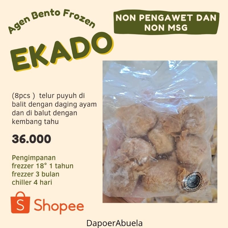 

EKADO BENTO FROZEN