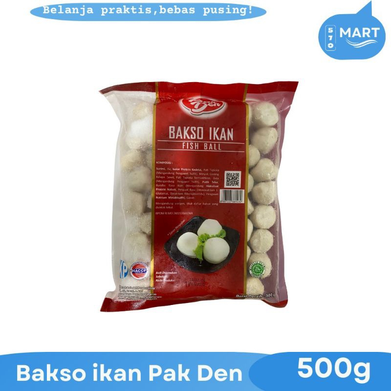 

Bakso ikan Pak Den fish ball 500g