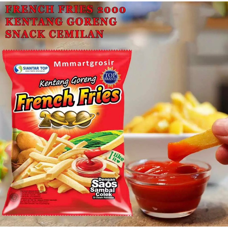 

French Fries 2000 / Kentang Goreng / Snack Kentang & Saus Sambal / 138gr