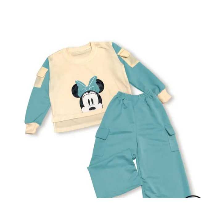 Setelan Anak Perempuan JISO SKENA Usia 3-12 Tahun//Pakaian Anak Perempuan Terbaru//Pakaian Anak Pere