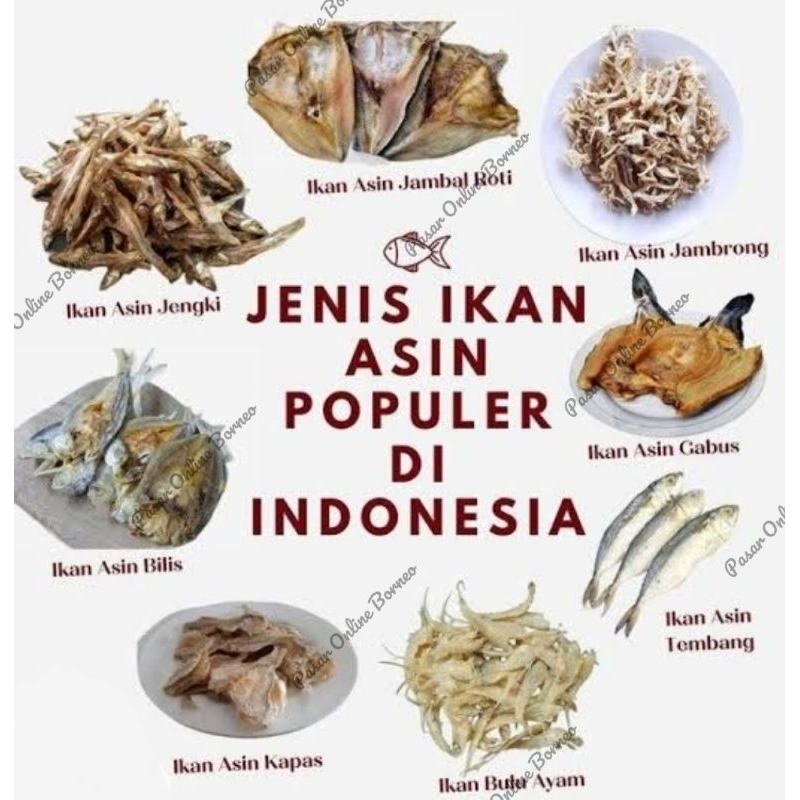 

Ikan Asin Tenggiri Cumi Teri Medan Tawar Pindang Betok Gabus Baby Cumi Jambrong Tongkol Biawan Jambal Roti