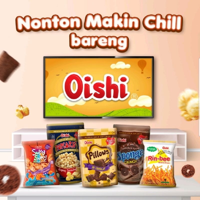 

OISHI KORNIES RIN BEE TATER THINS 60G