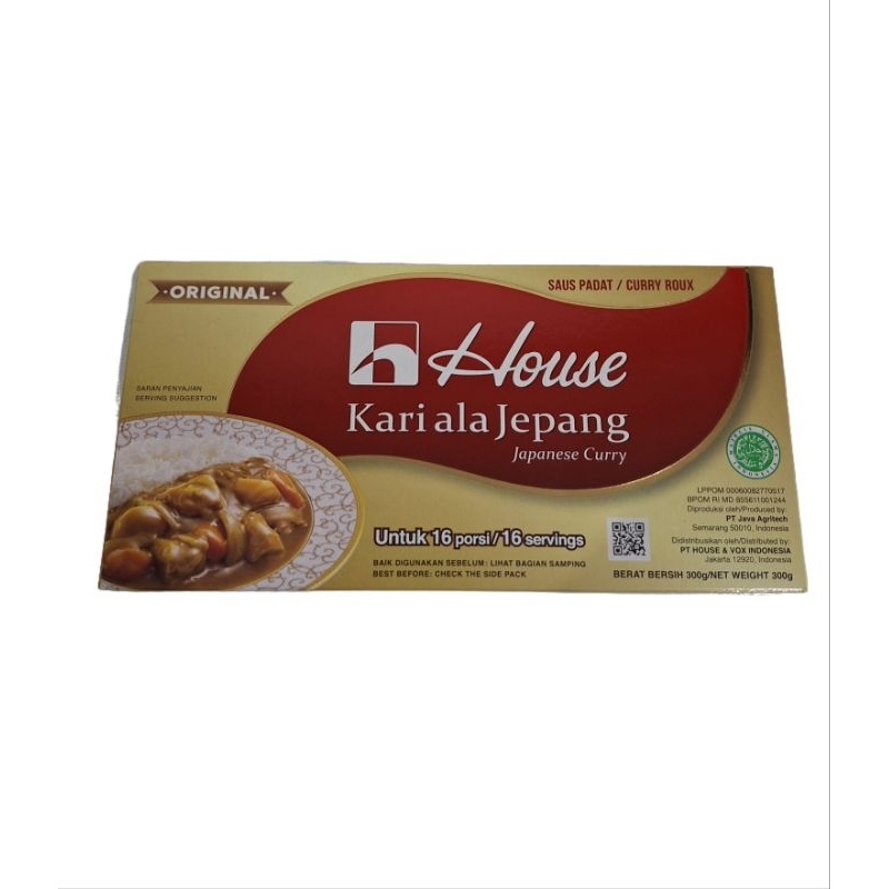 

House Curry Ala jepang 300gr Rasa Original Untuk 16 Porsi HALAL