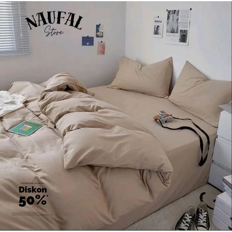 sprei set polos kekinian/sprei set polos murah/sprei set polos aesthetic/sprei set polos terbaru