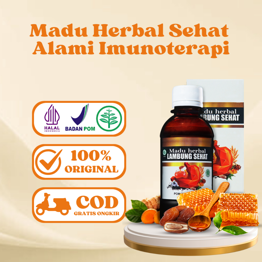

Madu Herbal Sehat Alami Imunoterapi