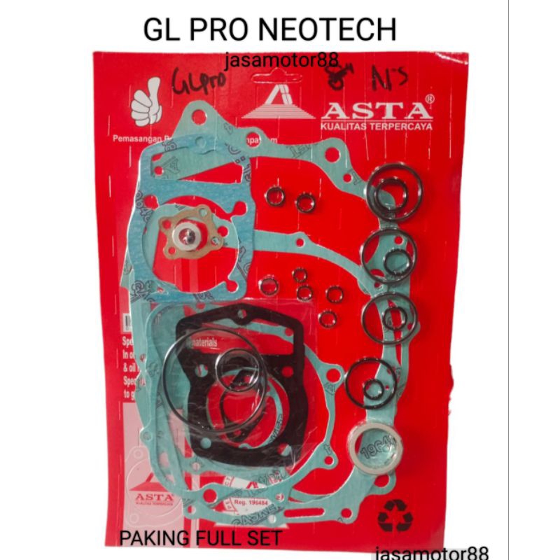 PAKING GASKET GL PRO NEOTECH FULL SET KOMPLIT