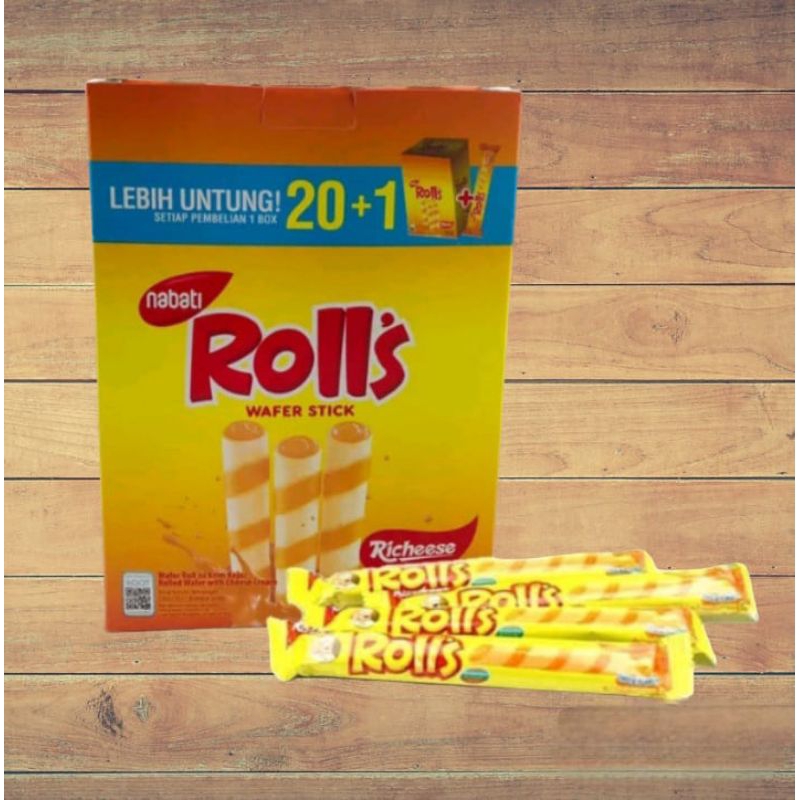 

Nabati Rolls rasa keju isi 20+1pcs