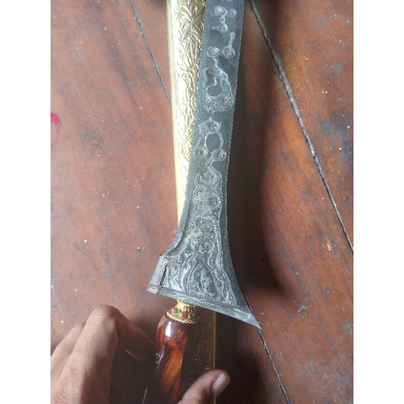 keris jalak tilam pamor udan mas sepuh