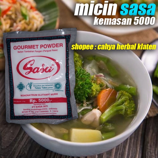 

Micin Sasa 5000 85 Gram Penyedap Rasa MSG