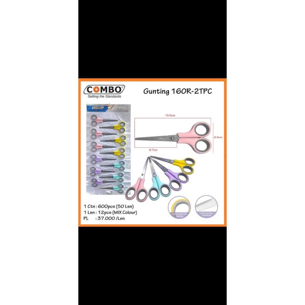 

GUNTING COMBO CBG160R TANGGUNG PASTEL