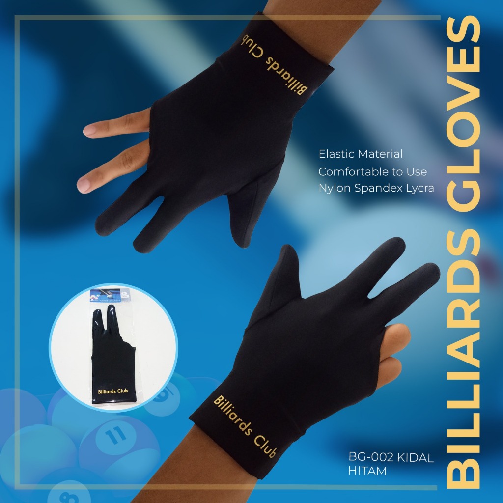 Harga Grosir 12 pcs Shera Billiard Gloves Kidal | Billiard Long Hand Gloves |Sarung Tangan BIlliard 
