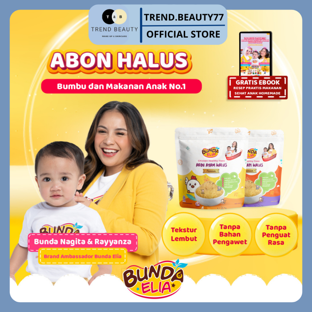 

BUMBU BUNDA ELIA (BELI 2 GRATIS 1 ABON) Abon Sapi MPASI / Abon Ayam / Abon MPASI / Abon Bayi / Abon Cipung Asli / Abon Halus Premium