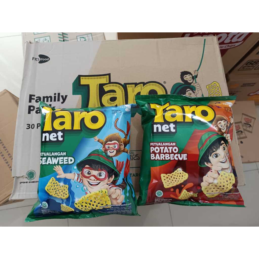 

Snack TARO Net Family Pack 65gr 3 Varian Rasa