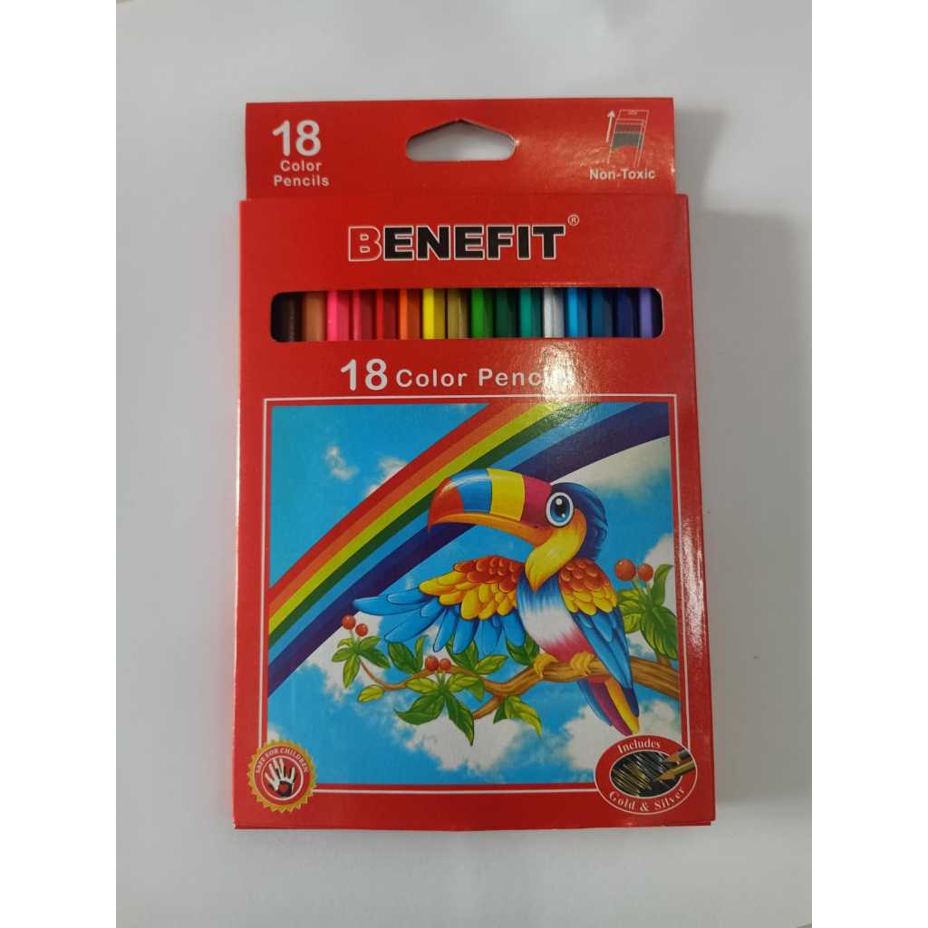 

Pensil Warna Benefit 18 Warna panjang