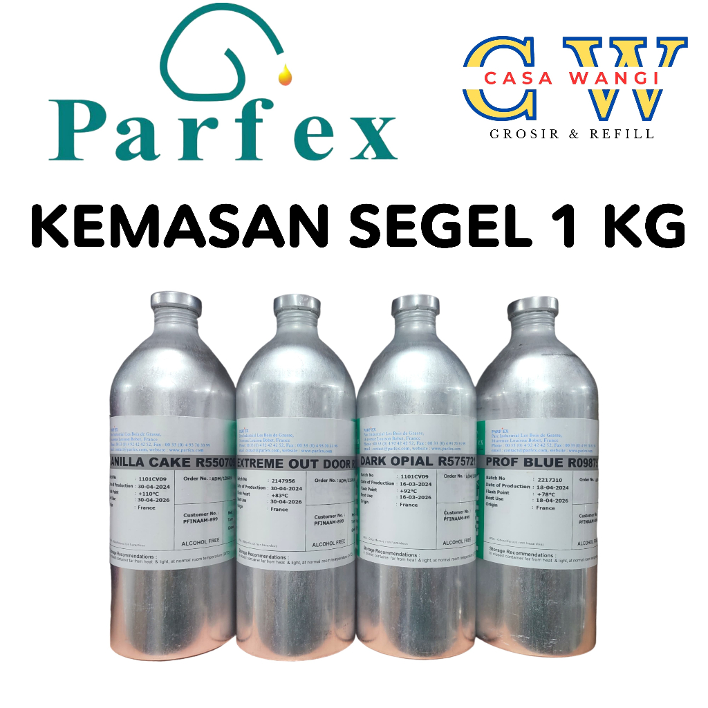 (SEGEL 1 KG) PRODUK PARFEX VARIAN SEGEL 1 KG.BIBIT PARFUM PARFEX SEGEL 1 KG.BIBIT PARFUM MURNI