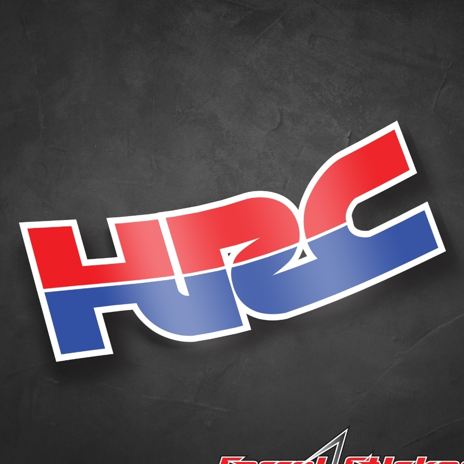 

stiker sticker HRC 10 X 5