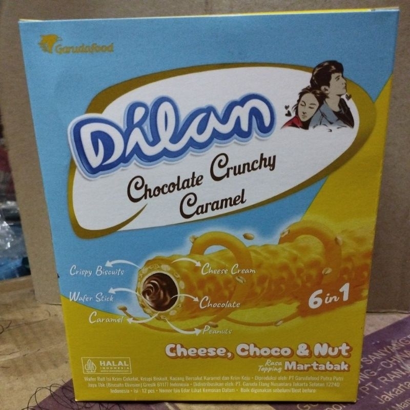 

Dilan Chocolate Crunchy Caramel 1box