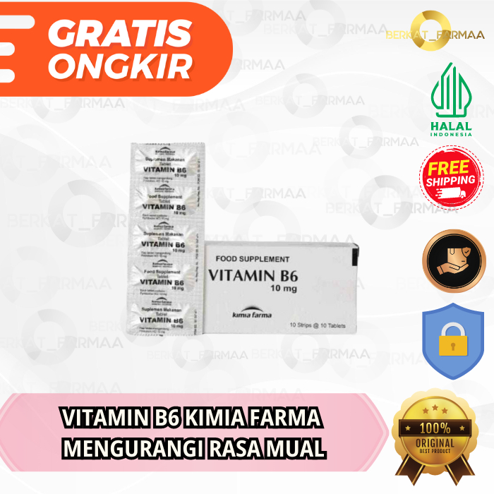 VITAMIN B6 KIMIA FARMA 10TABLET