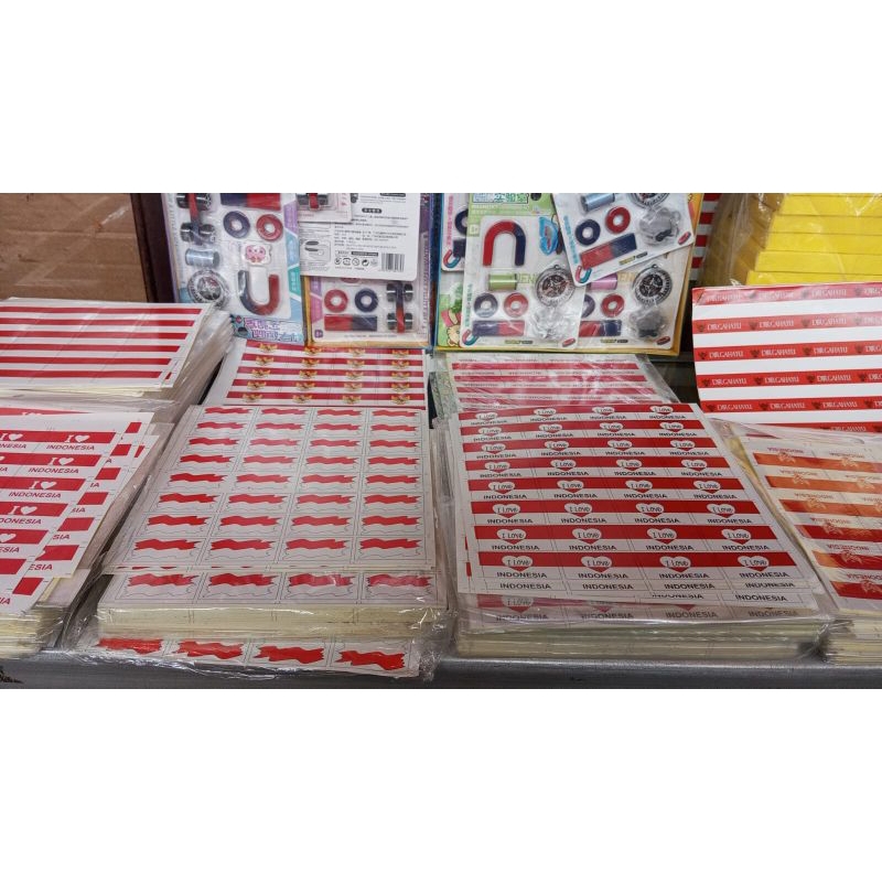 

stiker pipi tempel merah putih
