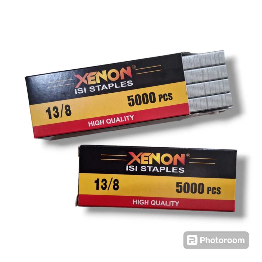 

XENON 13/8 ISI ULANG STAPLES TEMBAK REFILL STAPLE GUN TACKER 8 MM