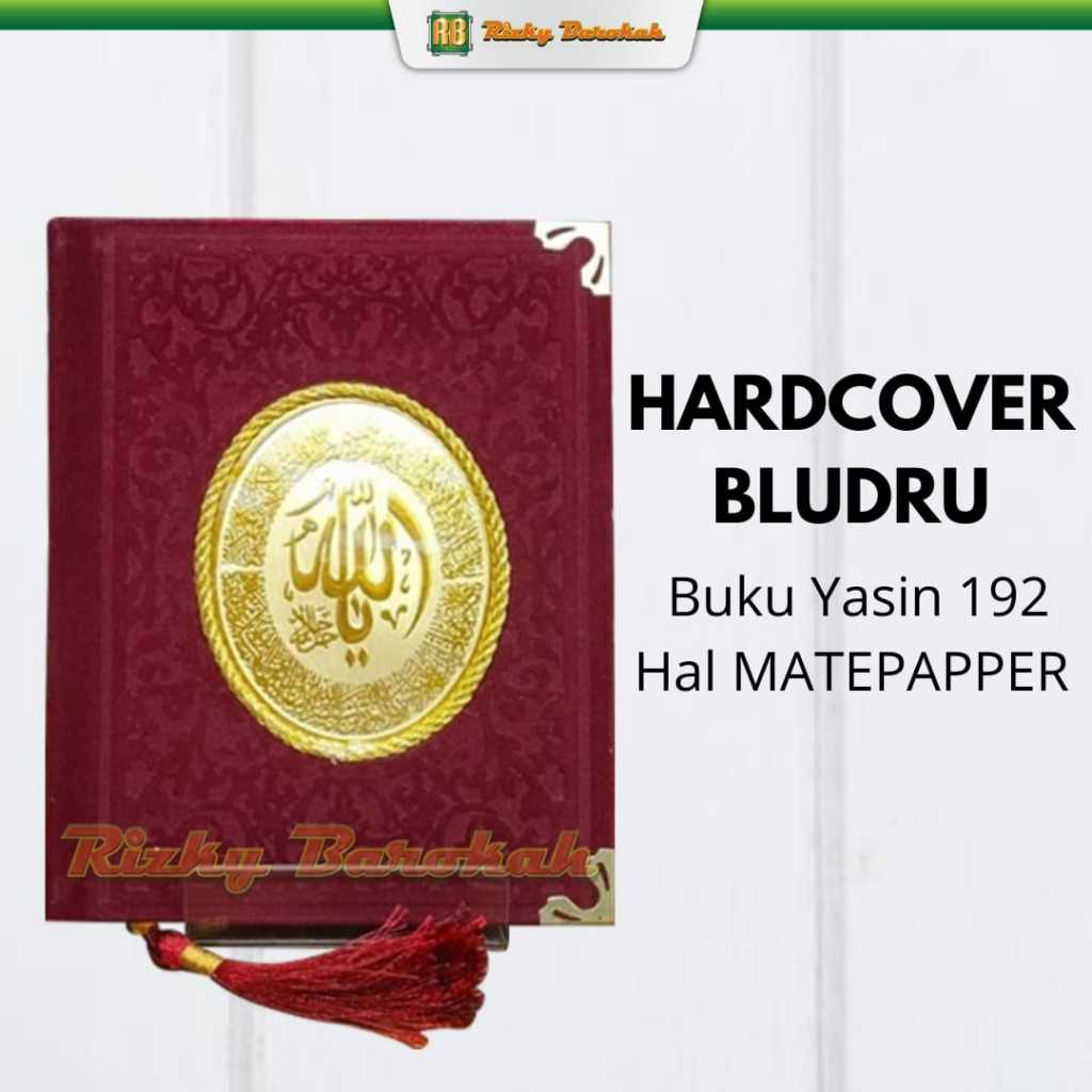 Cetak Buku Yasin 192 Baiturahman Cover Bludru Embos Lengkap , buku yasin custom, buku yasin hardcove