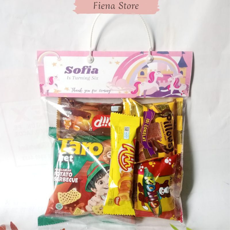 Bingkisan Ulang Tahun Anak Label Murah//Souvenir//Hampers Ulang Tahun Anak Murah
