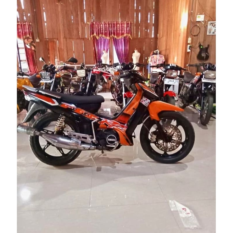 striping sticker standar Yamaha fiz R  orange 2001