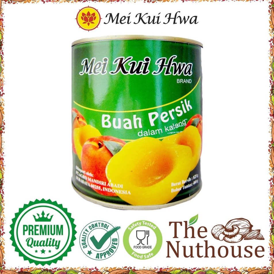 

KODE KDMDQ Mei Kui Hwa Peach Halves Buah Persik dalam kaleng 825gr