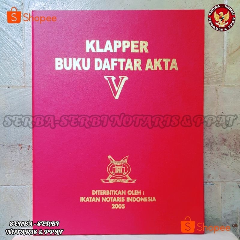 

Buku klapper daftar akta abjad huruf V