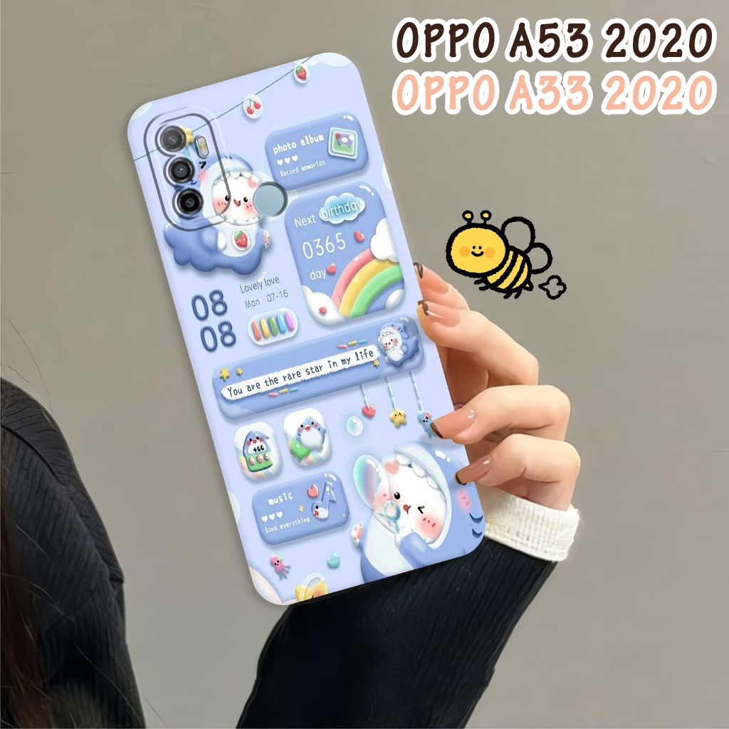Softcase OPPO A53 / A33 2020 Case Motif Kartun Anime Silikon Softcase Pro Kamera